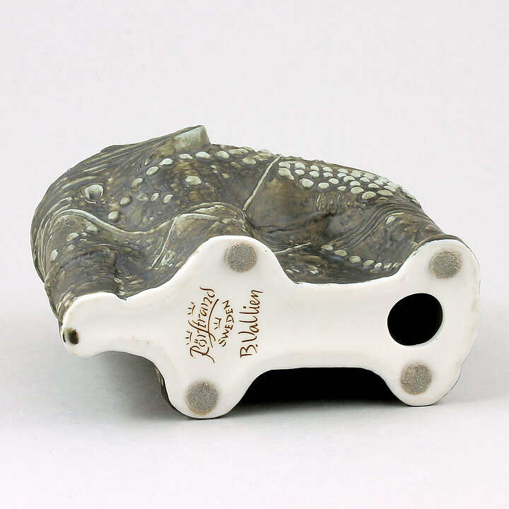 Bertil Vallien (Terra 1978) Gray Elephant with Relief Decor 13 cm