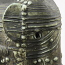 Bertil Vallien (Terra 1978) Gray Elephant with Relief Decor 13 cm