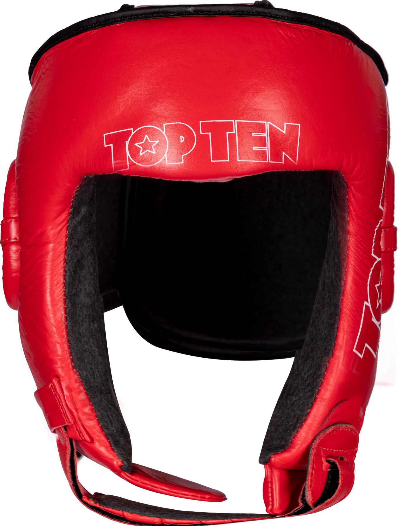 NICOPIASPORT IFMA Topten Head guard Leather, Red