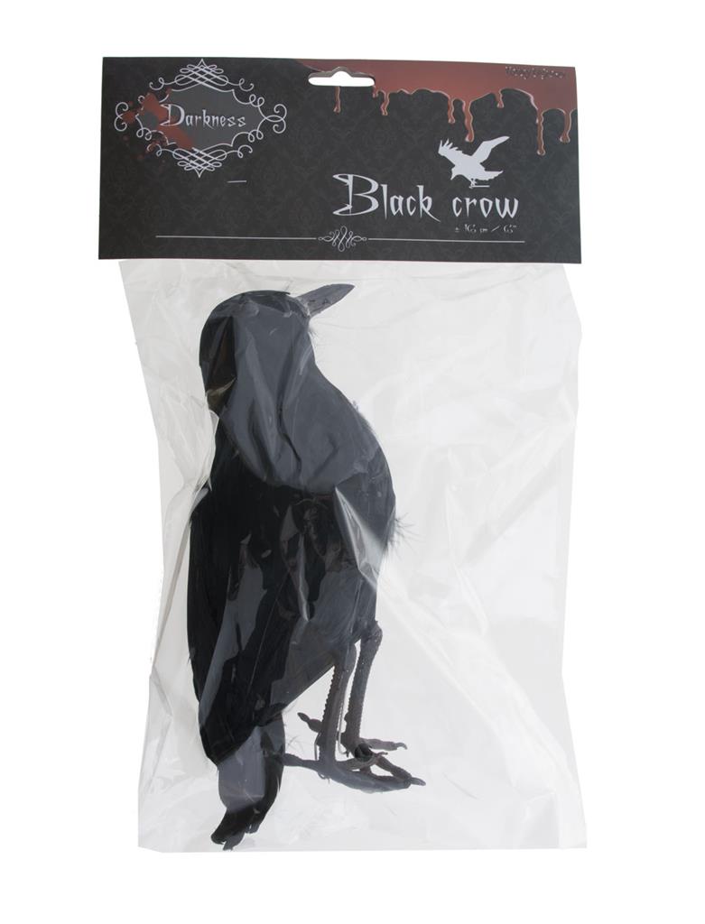 Realistic Crow, 23 cm black  - 2