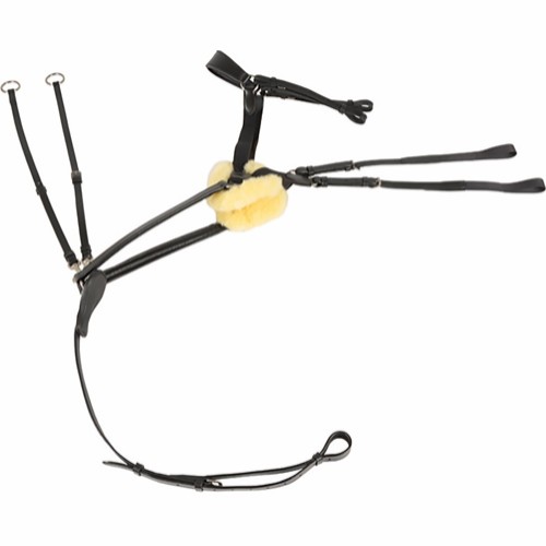 Horse Guard Cheval Breastplate 5-pt - Black