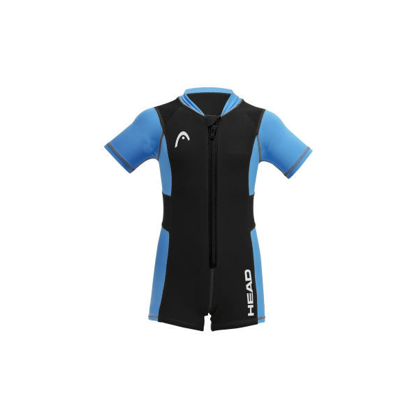 Neoprenanzug Kinder Light Shorty schwarz/blau 1,5 mm - Head