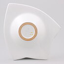 Hjördis Oldfors (Runa 1950s) White Bowl with Colorful Geometric Decor 19 cm