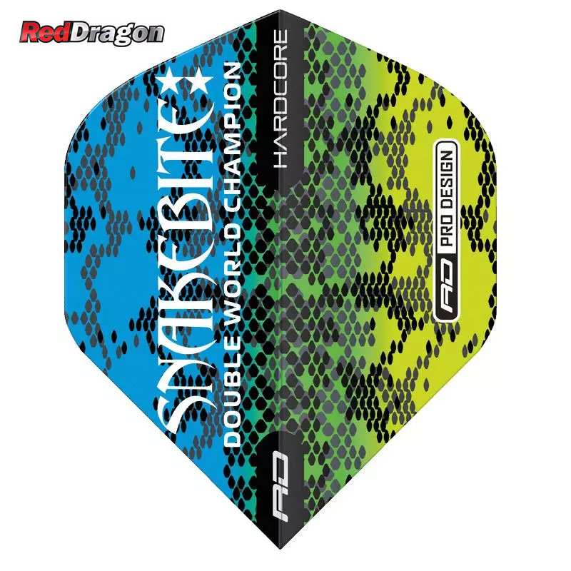 Red Dragon Peter Wright Multi Snakeskin Blue Standard NO2