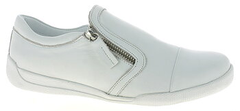 Charlotte of Sweden resår/dragkedja sneaker  White