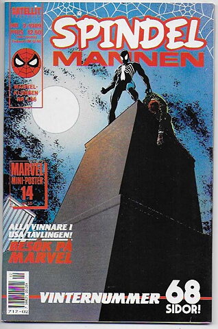 Spindelmannen 1989 Nr 2 VF med Poster