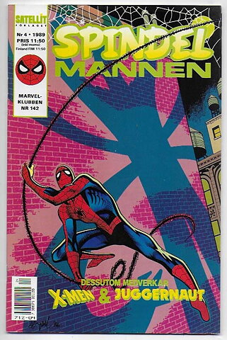 Spindelmannen 1989 Nr 4 NM-
