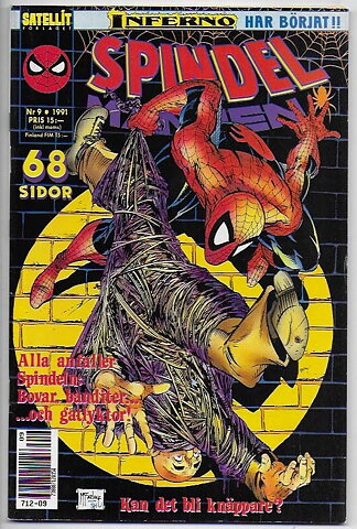 Spindelmannen 1991 Nr 9 VF/NM