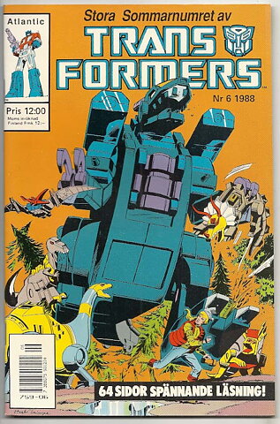 Transformers 1988 Nr 6 NM-
