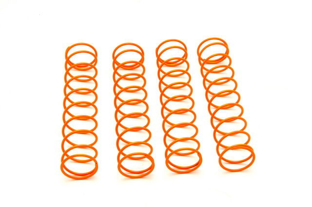 Hyper MTE2 Shock Spring Hard- Orange, 4 Pcs