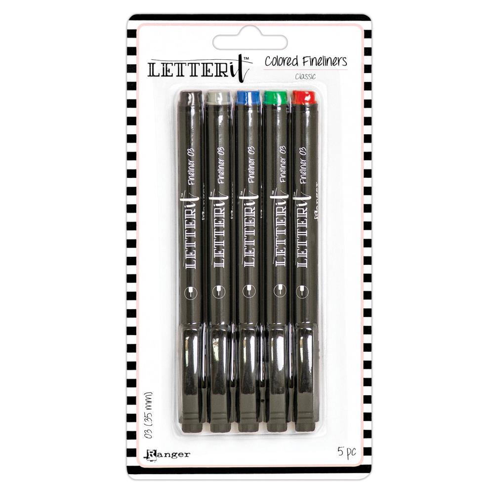Ranger - Letter It Colored Fineline Pens - Classic
