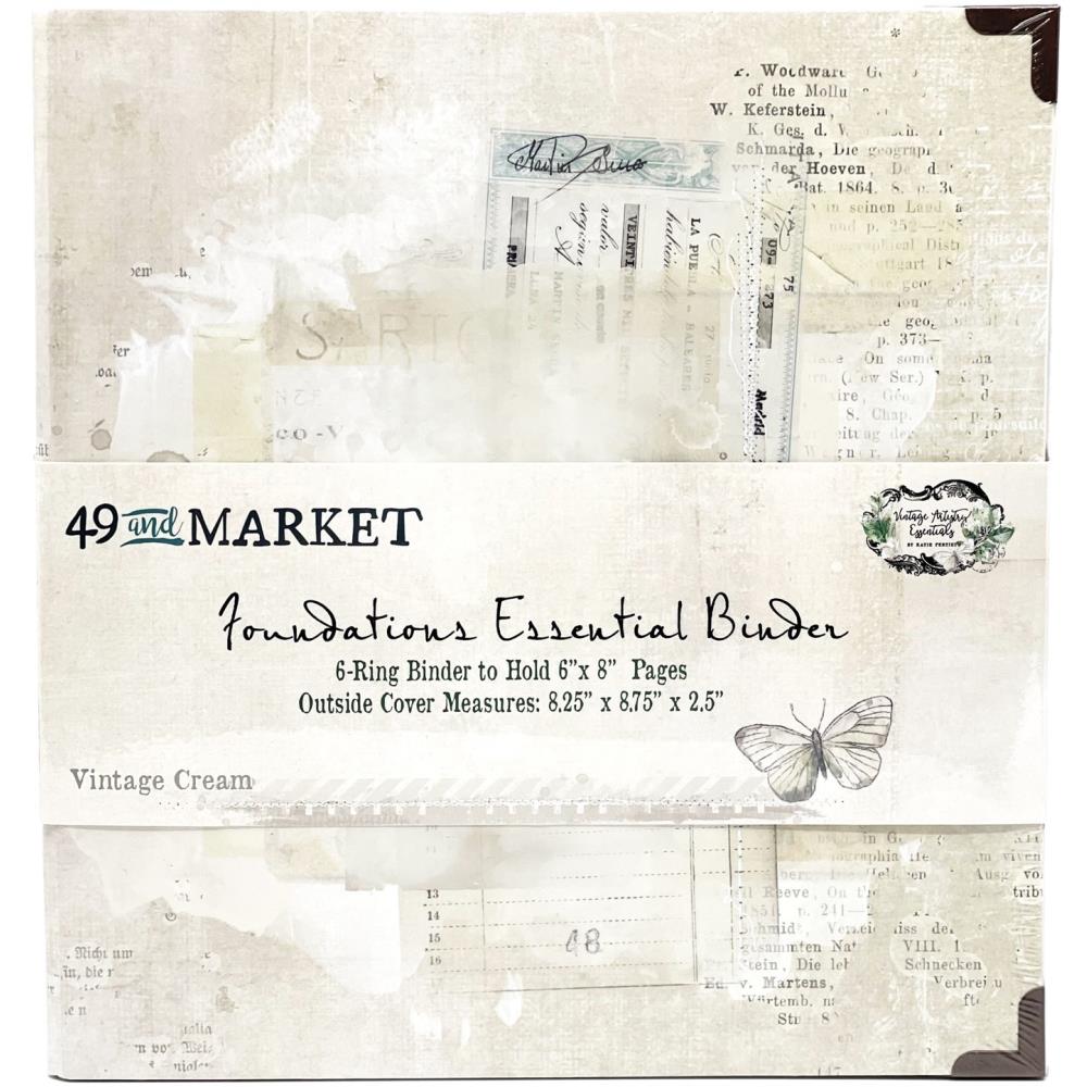 49 And Market - Foundations Essentials Binder - Vintage Cream