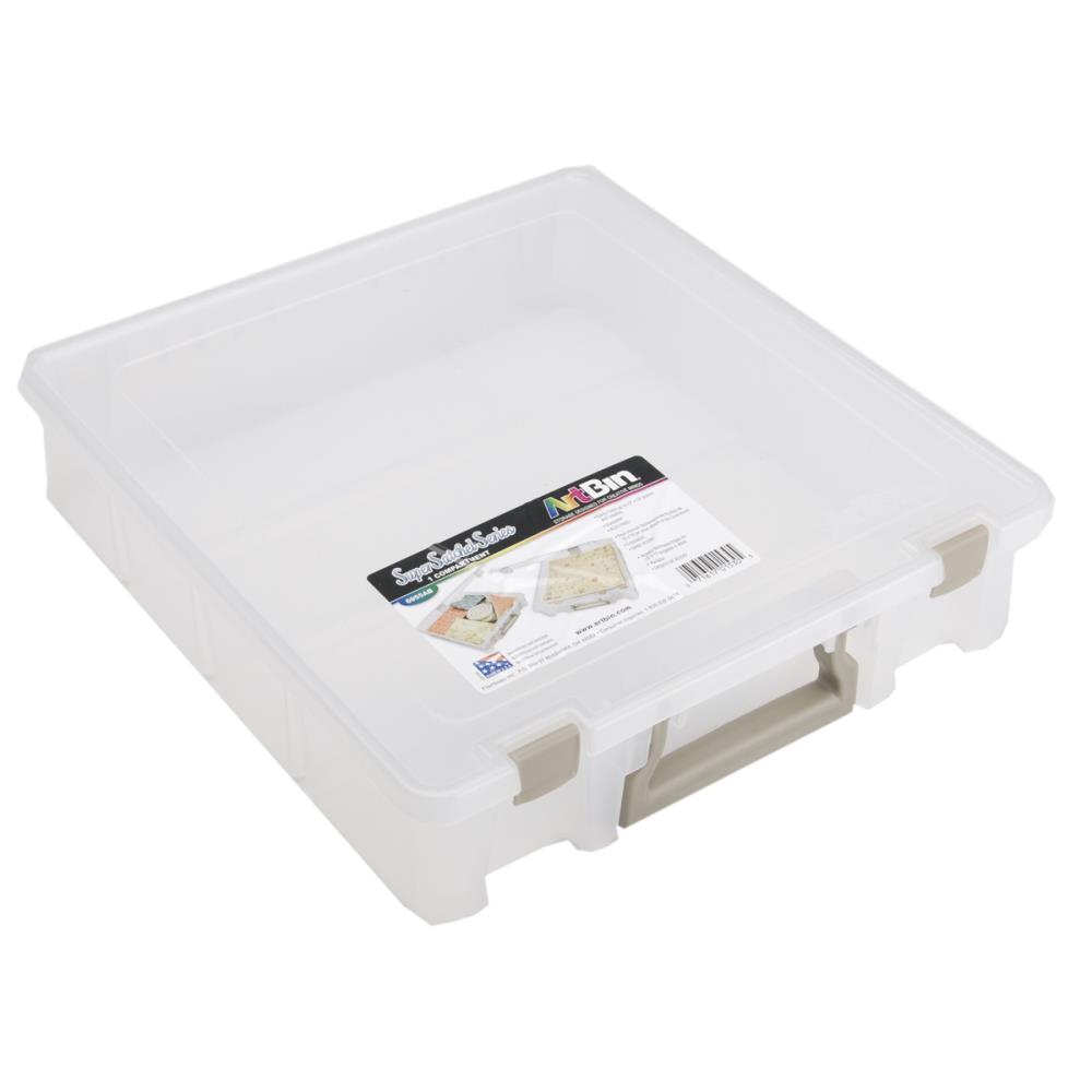 ArtBin - Super Satchel Single Compartment - 15.25"X14"X3.5" Translucent
