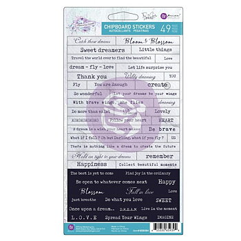 Prima - Aquarelle Dreams Chipboard Stickers - Shapes