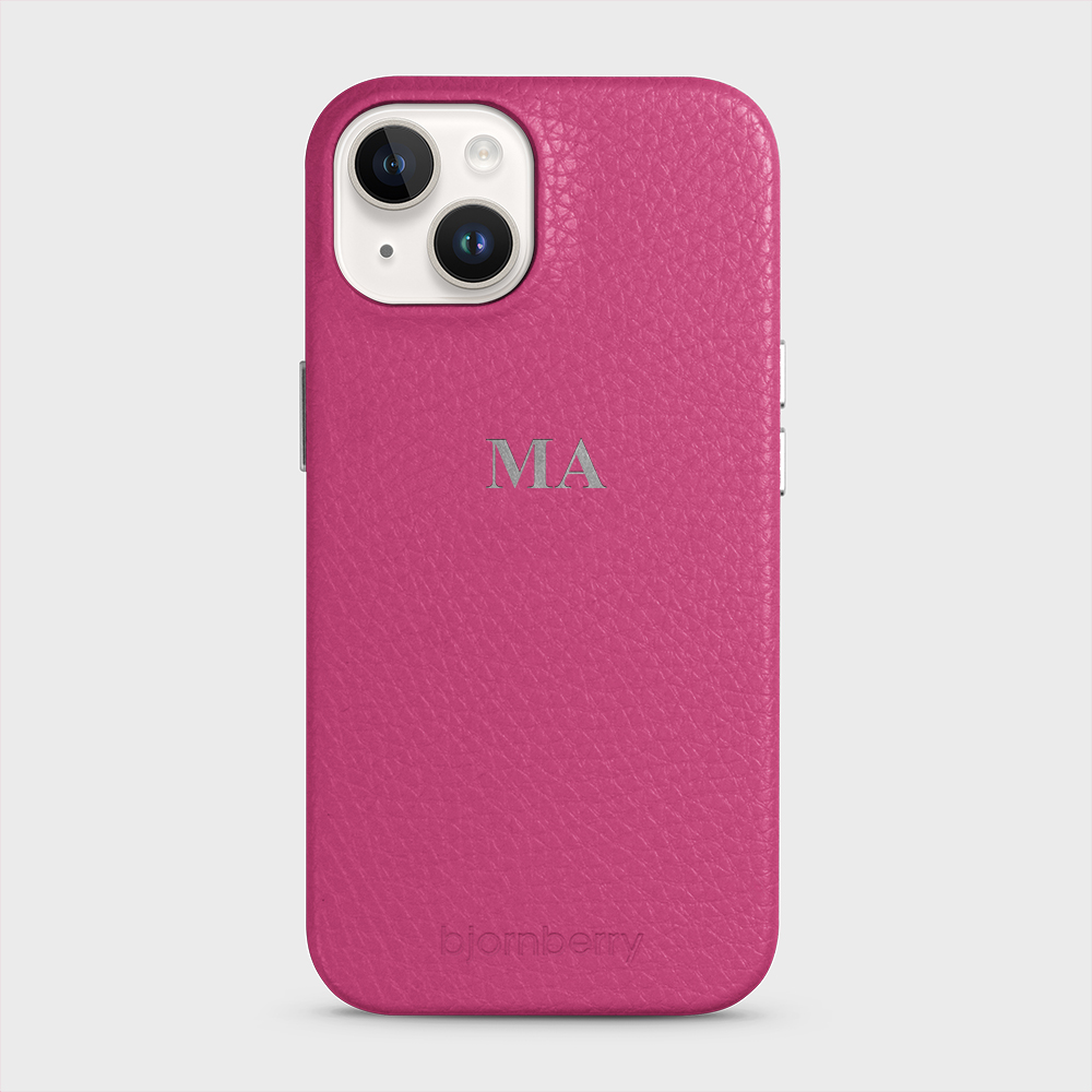 iPhone 14 Personalized Leather Case - Monogram - 11
