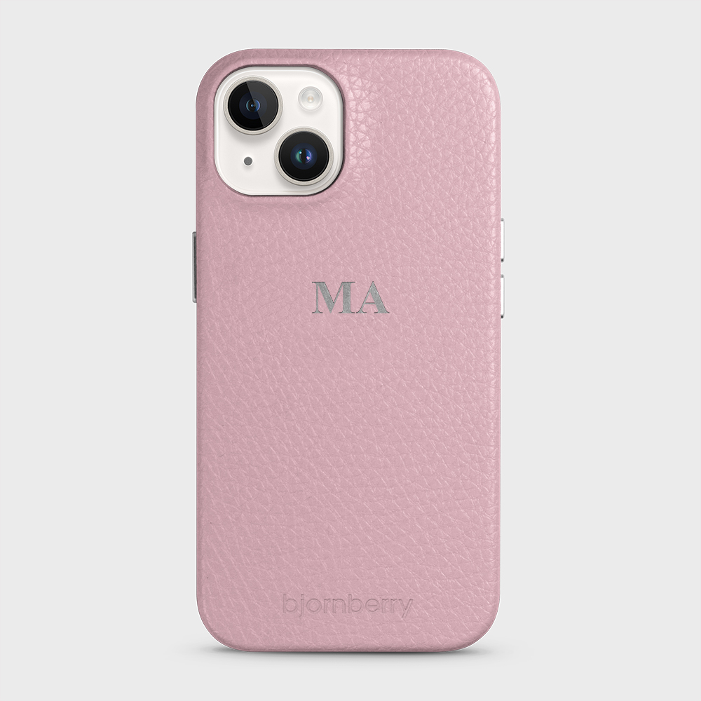 iPhone 14 Personalized Leather Case - Monogram - 5