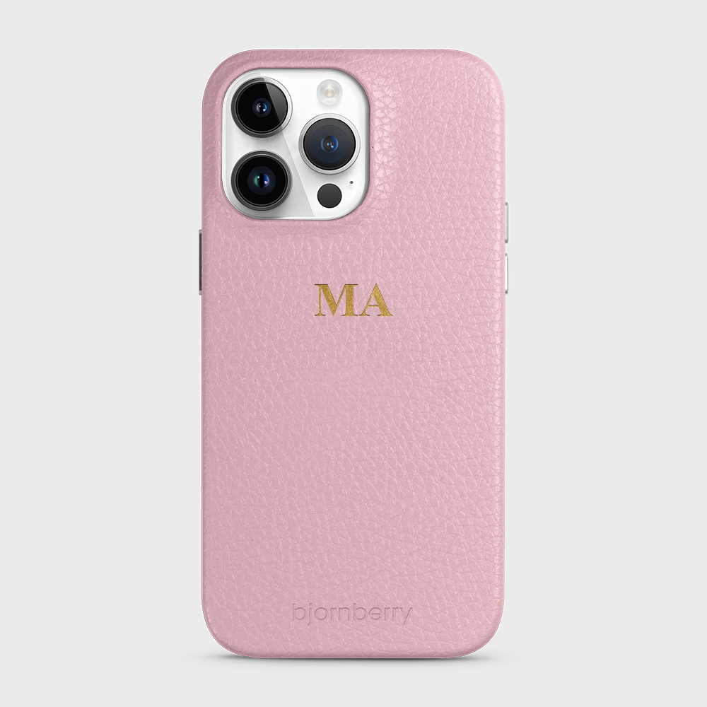 iPhone 14 Pro Max Personalized Leather Case - Monogram - 7