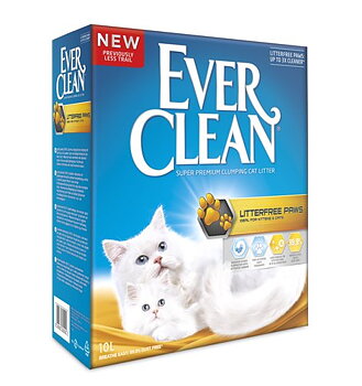 Kattsand Ever Clean Litterfree paws, 10 liter