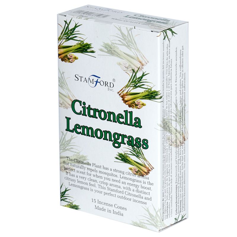 Stamford Rökelse Koner - Citronella & Citrongräs