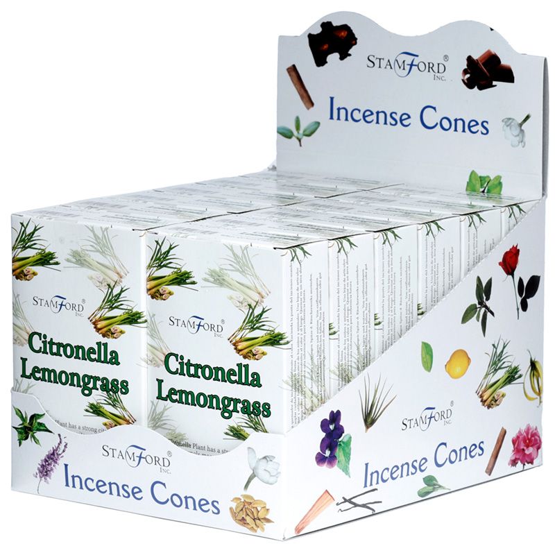 Stamford Rökelse Koner - Citronella & Citrongräs - 3