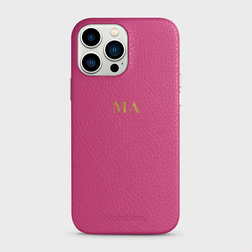 iPhone 13 Pro Max Personalized Leather Case - Monogram - 7