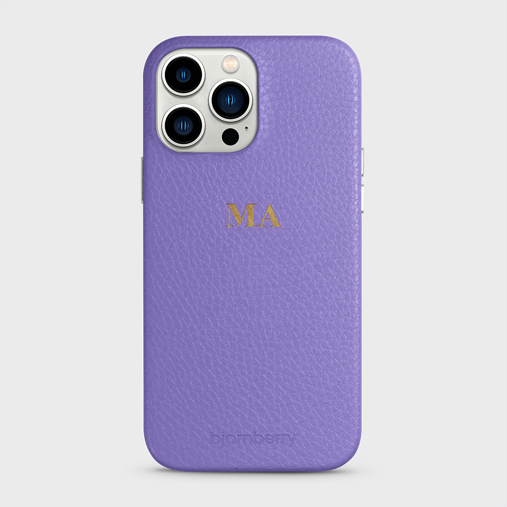 iPhone 13 Pro Max Personalized Leather Case - Monogram - 10