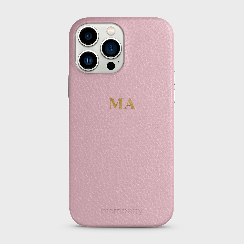 iPhone 13 Pro Max Personalized Leather Case - Monogram - 13