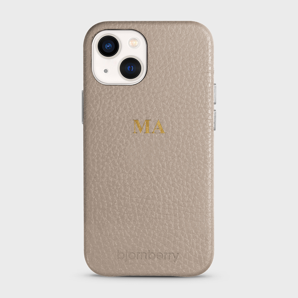 iPhone 13 Mini Personalized Leather Case - Monogram - 7
