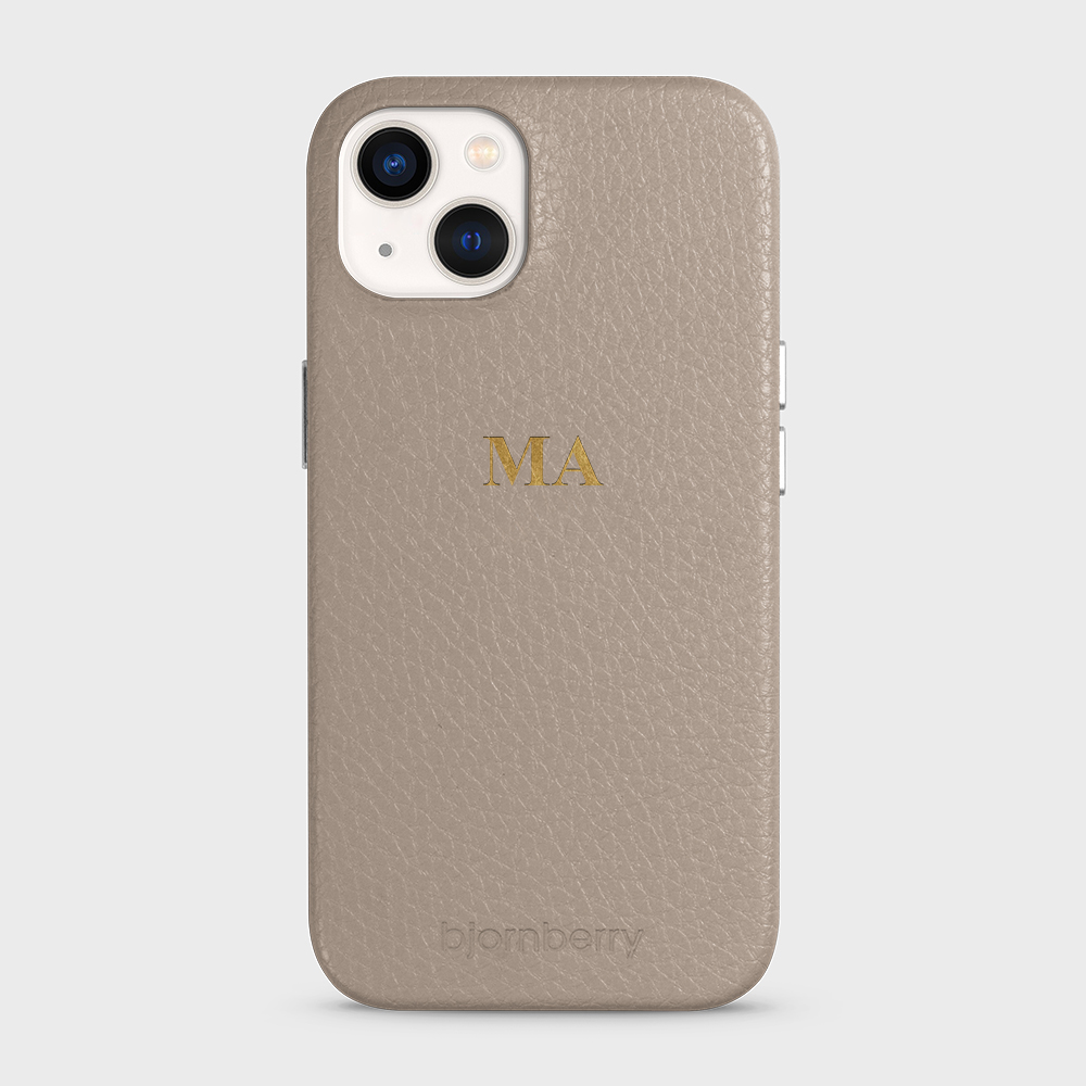 iPhone 13 Personalized Leather Case - Monogram - 7