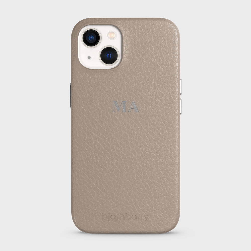 iPhone 13 Personalized Leather Case - Monogram - 8