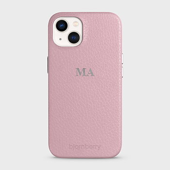 iPhone 13 Personalized Leather Case - Monogram