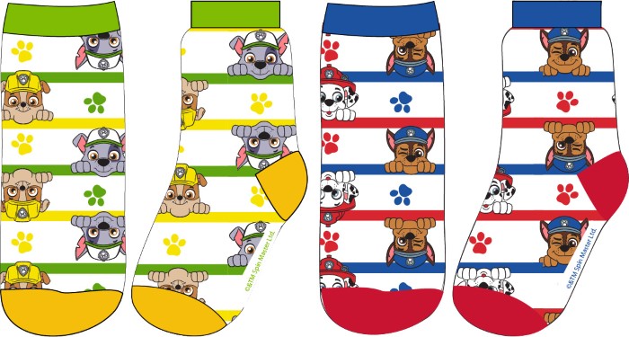 Paw Patrol Strumpor 2-pack Color