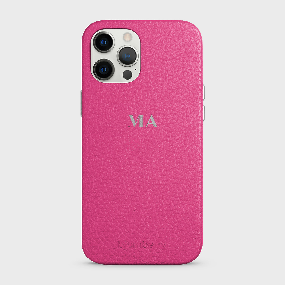 iPhone 12 Pro Max Personalized Leather Case - Monogram - 5