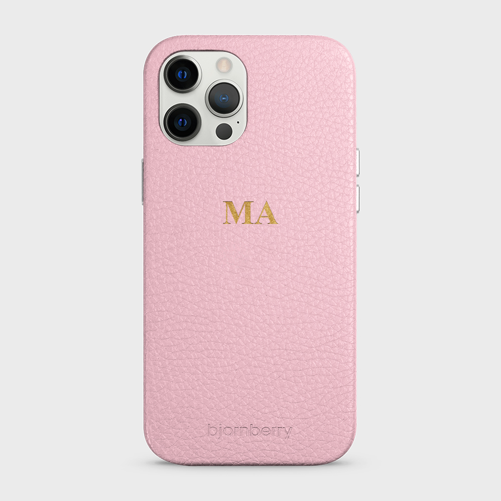 iPhone 12 Pro Max Personalized Leather Case - Monogram - 10