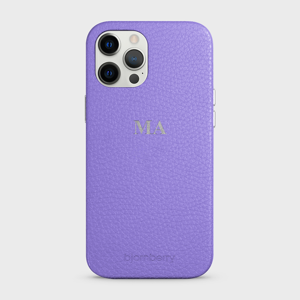 iPhone 12 Pro Max Personalized Leather Case - Monogram - 8
