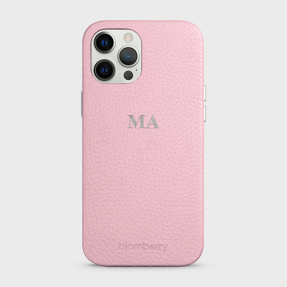 iPhone 12 Pro Max Personalized Leather Case - Monogram - 11