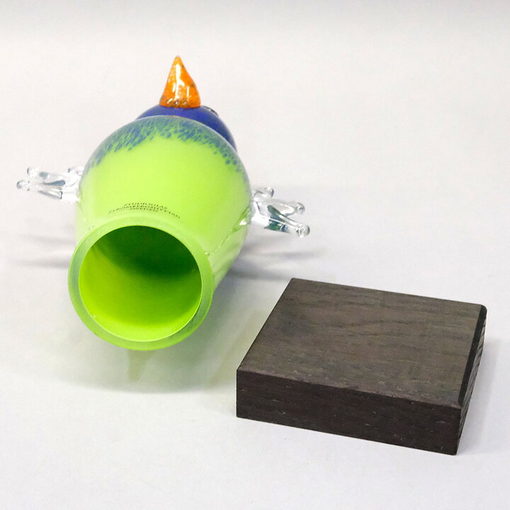 Anna Örnberg (Strömbergshyttan 1990s) Green Bird Flipp 18 cm <with Box> 