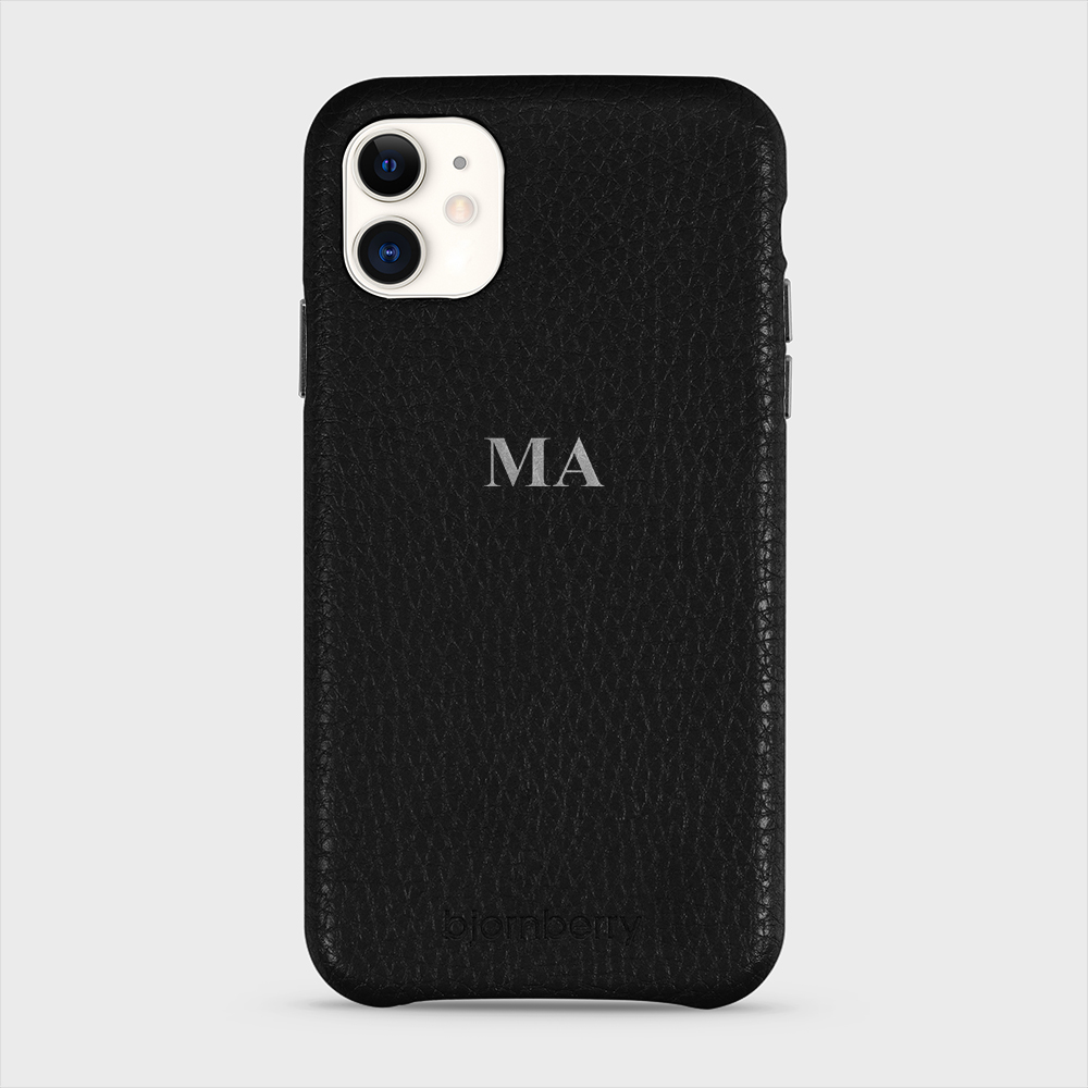 iPhone 11 Personifierat Läderskal - Monogram - 8