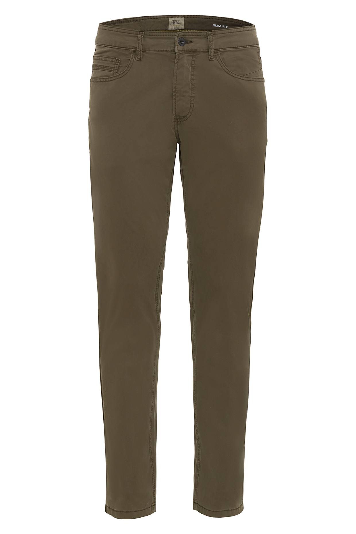 Chinos/jeans camel active grön , 5Pocket Madison Nisses Herrmode