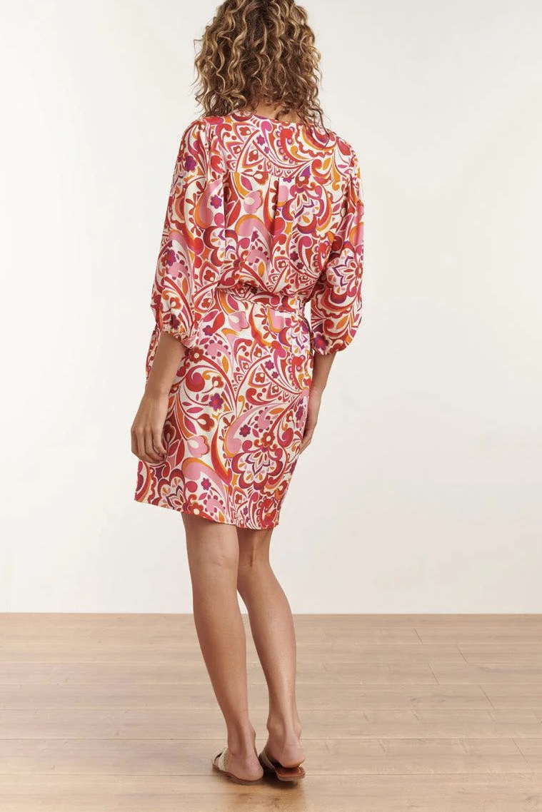 Smashed Lemon - Antique Bohemian Summer Dress  - 5