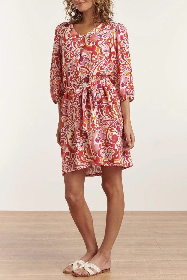 Smashed Lemon - Antique Bohemian Summer Dress  - 4