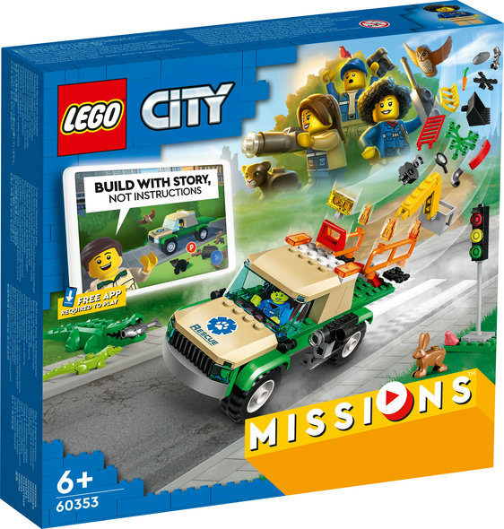 LEGO City Räddningsuppdrag med vilda djur 60353