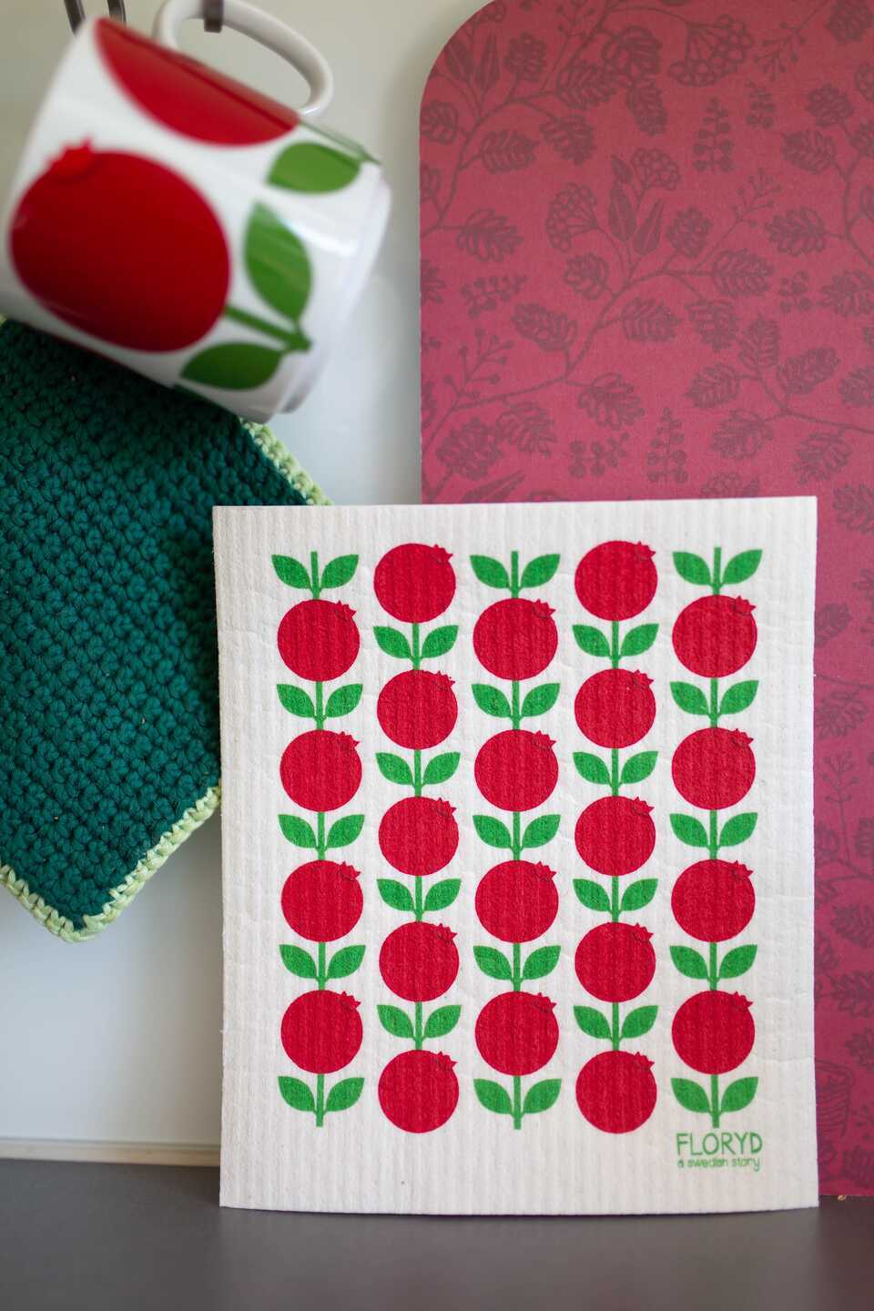 Eco-friendly dishcloth Lingonberry - 2