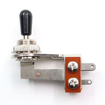 3-Way Toggle Switch Right-Angle (Black tip)