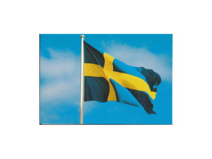 Vykort svenskaflaggan