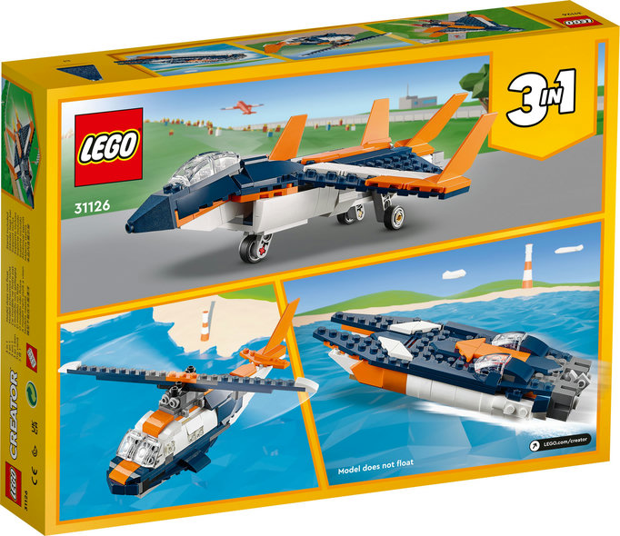 LEGO creator Överljudsjetplan 3 i 1 - 31126 - 3