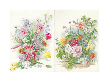 Vykort blommor