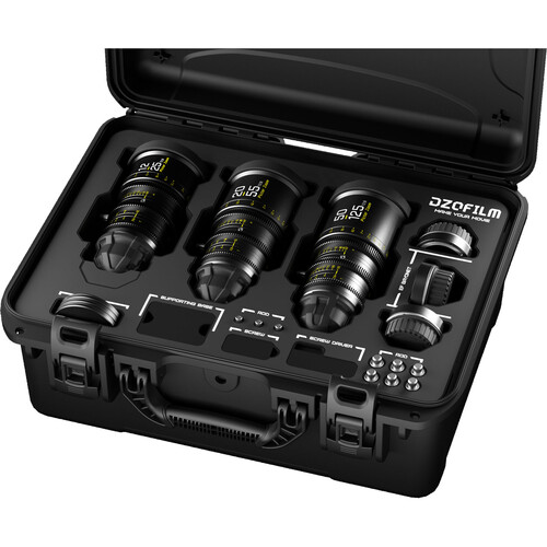 DZOFilm Pictor T2.8 Super35 Zoom 3-Lens Kit (PL & EF Mount) 12-25mm, 20-55mm, 50-125mm  - 2