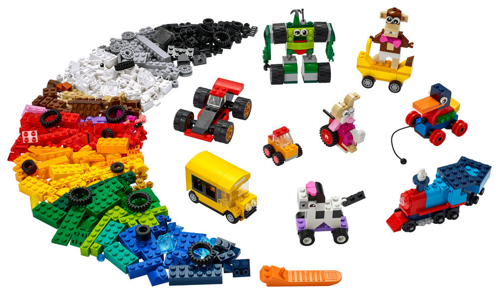 LEGO Classic Klossar och hjul 11014 - 3