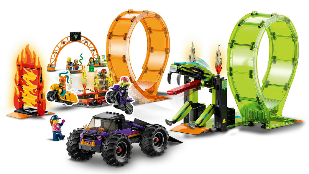 LEGO City Stuntarena med dubbelloop 60339 - 4